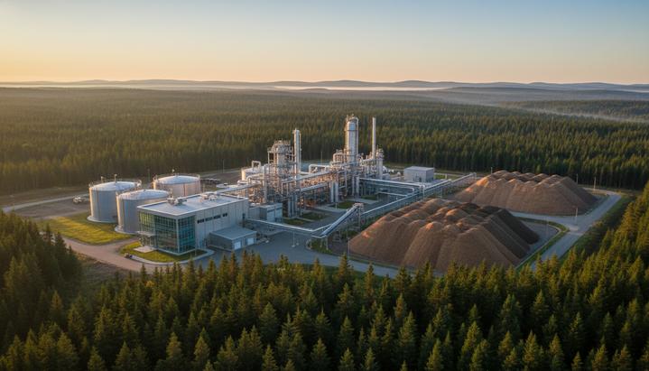 В Канаде одобрили строительство завода авиатоплива из лесной биомассы
